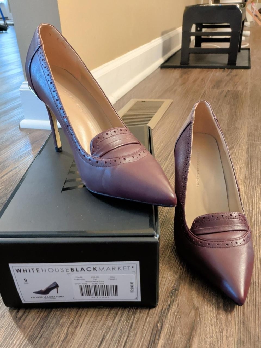 Burgundy Pumps, NWT